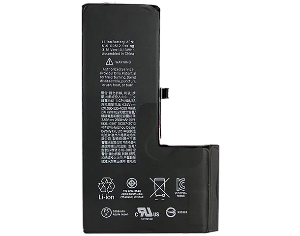 
  
Li-ion Apple iPhone XS Replacement Battery

